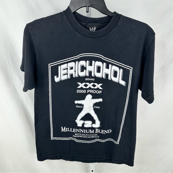 WWE Other - WWE Men's Black Chris Jericho 2000 Proof Jerichohol T-Shirt - Size M